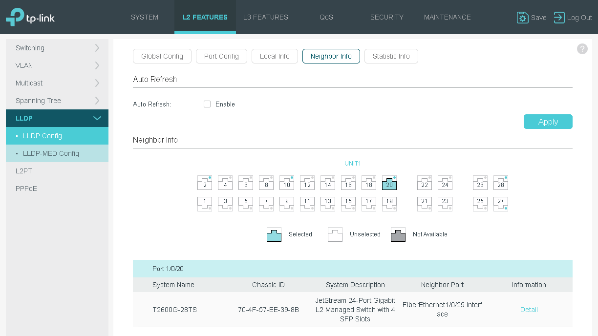 Оптический коммутатор TP-Link T2600G-28SQ для сервис-провайдеров: подробный обзор  - 86